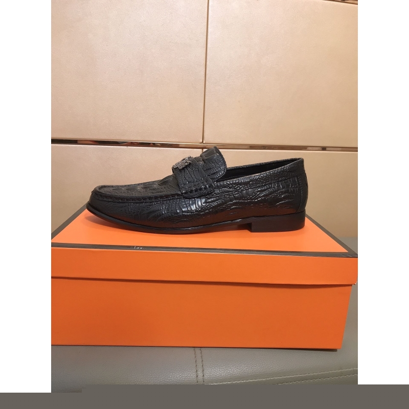H**mes leather shoes